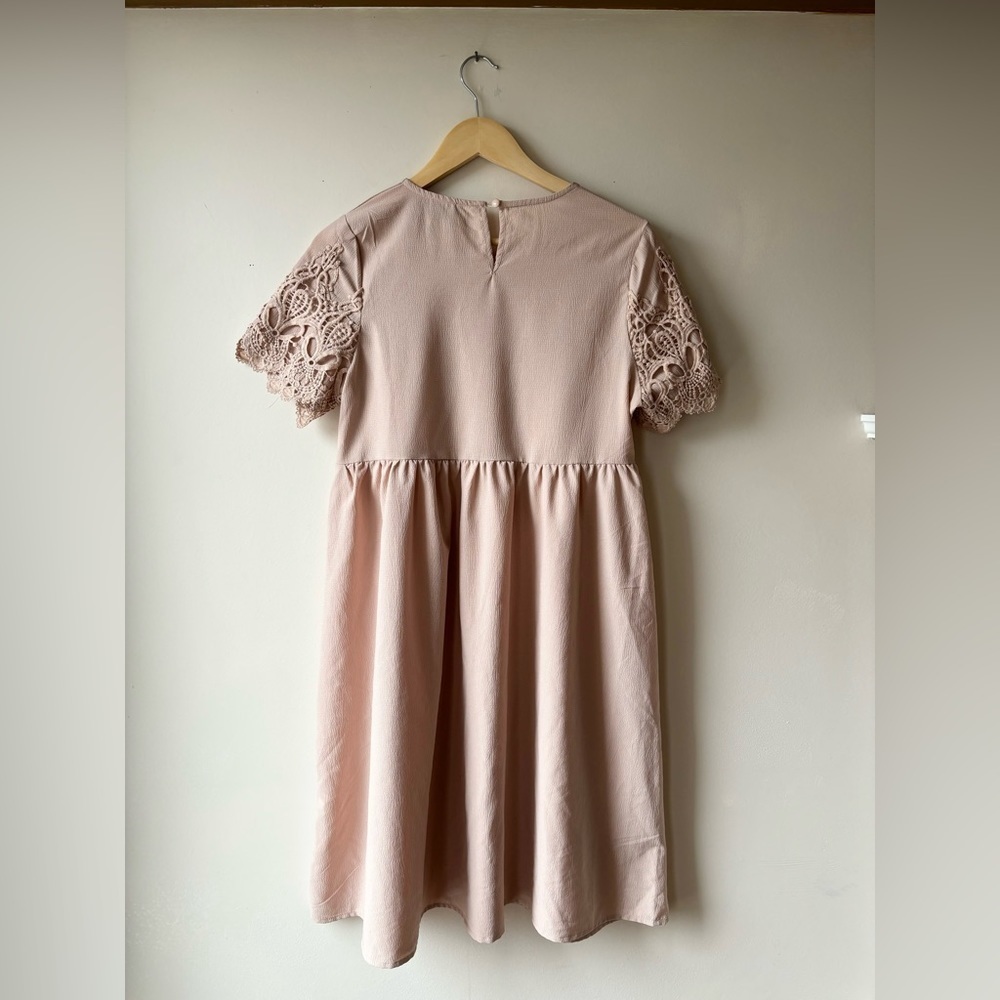 ROOLEE | Pale pink midi dress | S - Picture 4 of 6